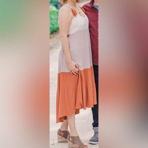 Baltic Born color block fall dress women’s dresses